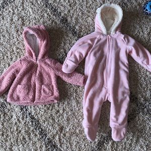 12 months girls winter. Coat, winter suit